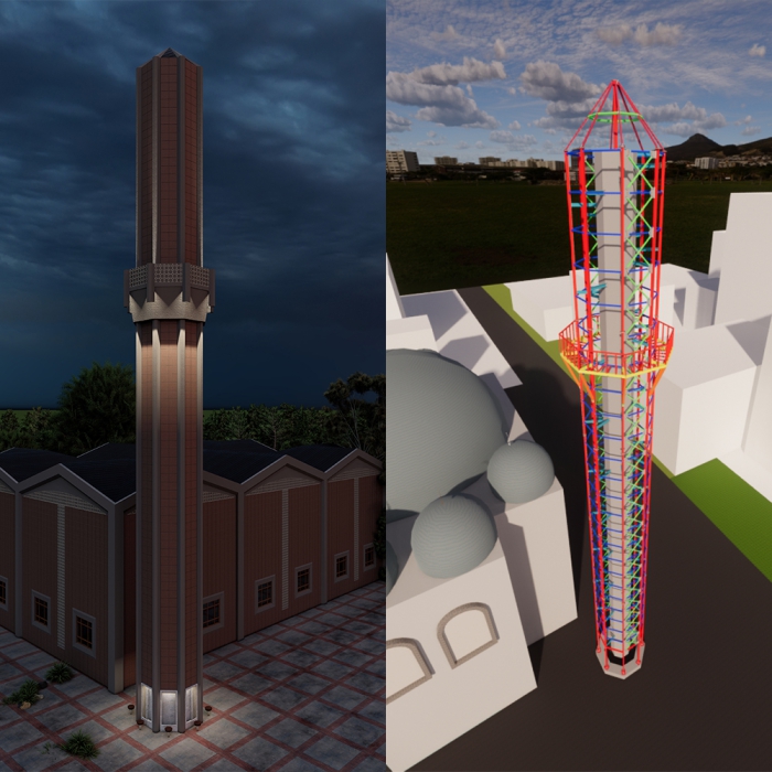 SANİ KONUKOGLU CAMİ MİNARE